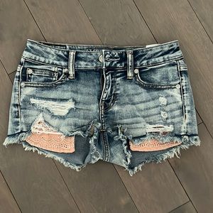 American eagle denim shorts short